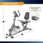 Marcy NS-1201R Recumbent Step-through frame design for easier entry and exiting Exercise Bike – Thumbnail 3